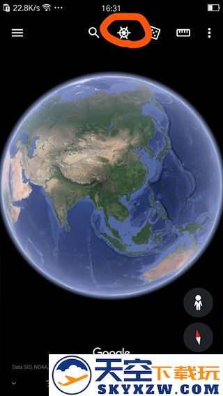 google地球看夜景图教程