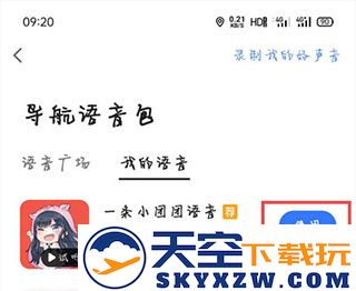 高德车机版小团团语音包安装教程