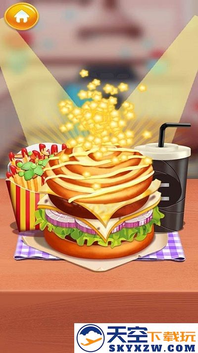 公主宝宝汉堡店手游app截图