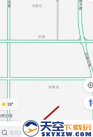 高德导航看实时街景地图方法