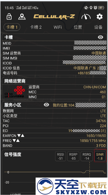 cellularz参数解读