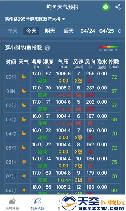 钓鱼天气预报最新版下载