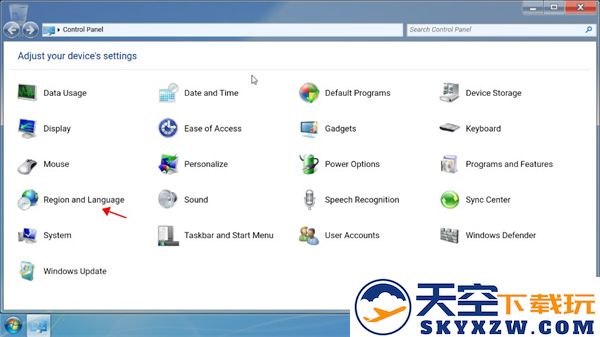 Win7模拟器中文版设置方法