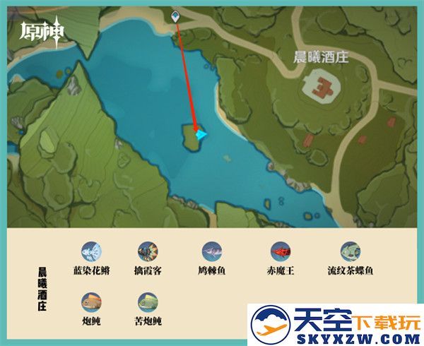 云原神钓鱼点攻略说明