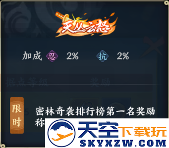 《火影忍者：忍者新世代》密林奇袭玩法攻略
