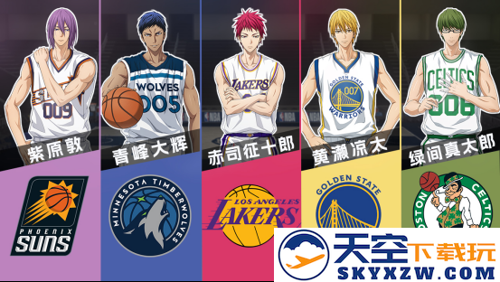 《黑子的篮球：街头对决》公测福利狂欢！登录领NBA皮肤+自选奇迹世代