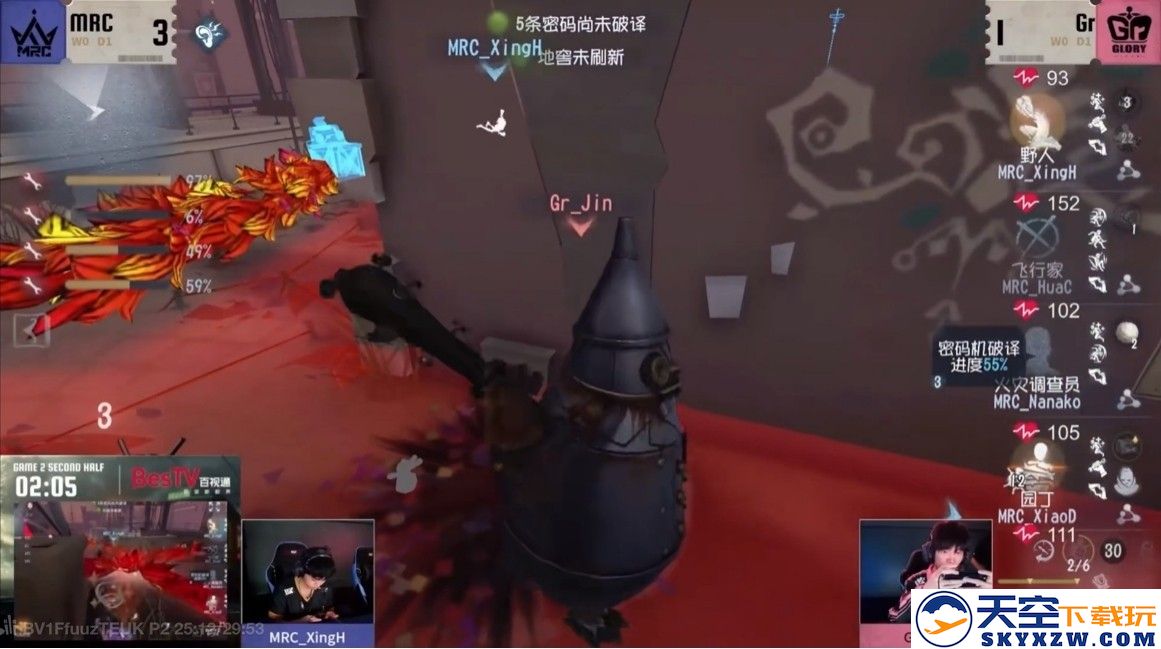 一马当先！Gr战队双线发力势不可挡领跑积分榜！《第五人格》2025夏季赛第六周赛报发布