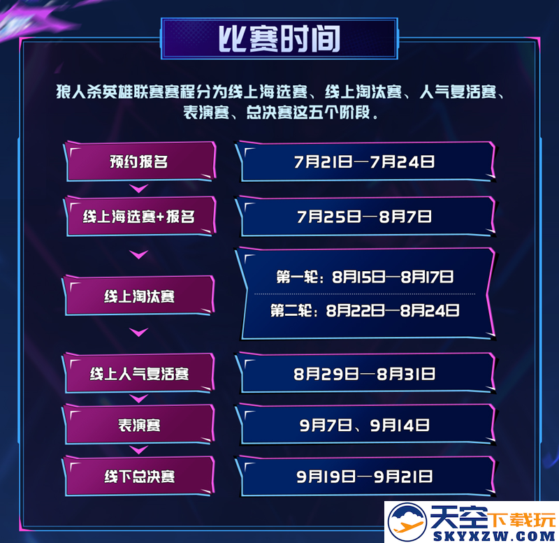 2025狼人杀英雄联赛预约报名开启！抢先预约参赛资格！