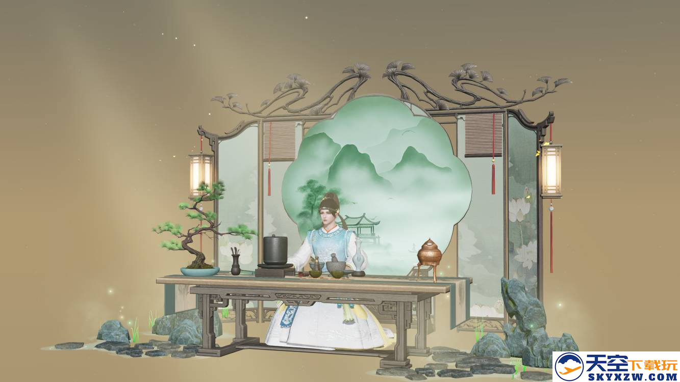 天刀手游全新国风系列外观来袭~少侠，一起吃茶去！