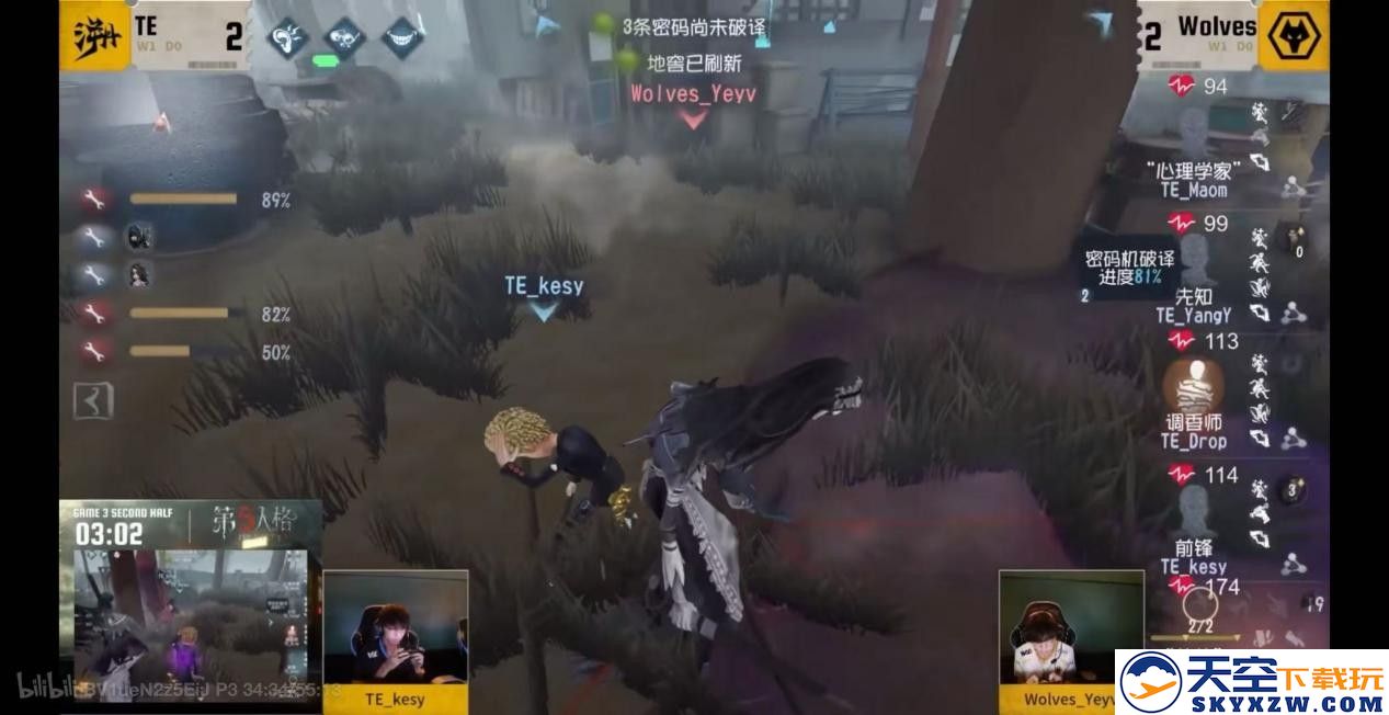 新锐冲击！TE_kesy黑马前锋技惊四座！《第五人格》2025夏季赛第三周赛报发布