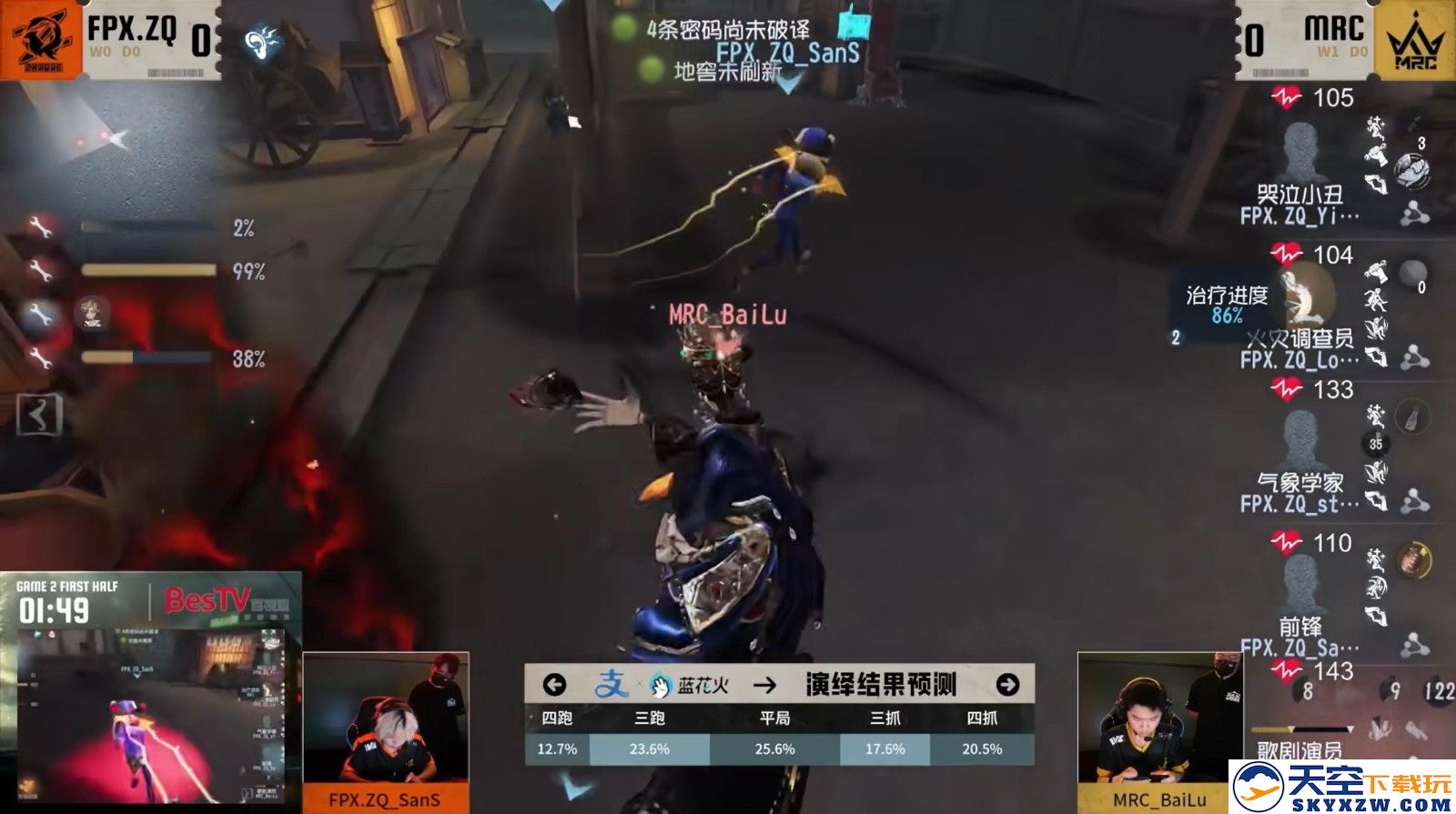 神兵天降！Wolves_487关键博弈逆转绝境！《第五人格》2025IVL夏季赛第一周赛报发布